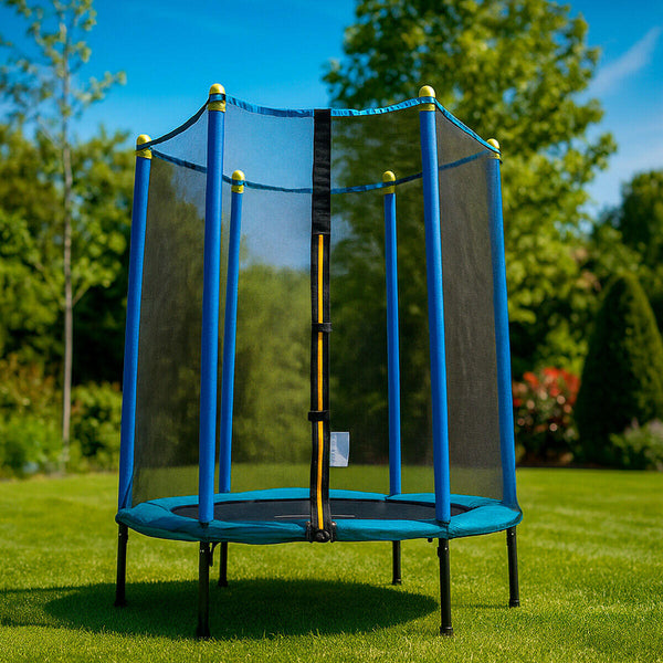 Cama Elástica Infantil con Red de Seguridad